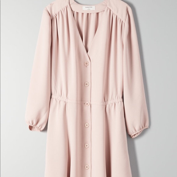 Aritzia babaton day dress light pink - Picture 2 of 6
